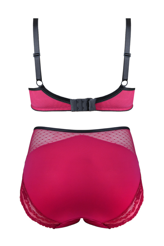 Figi damskie 19111 Dots Mediolano różowy