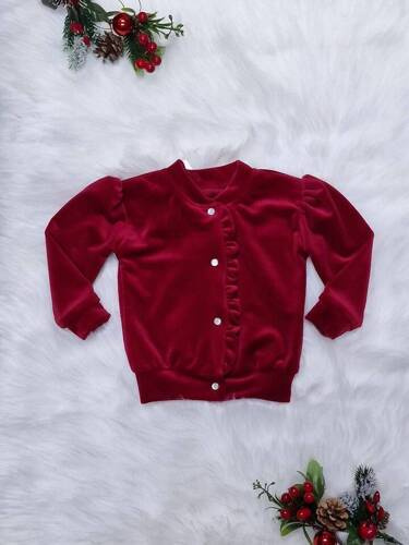 Blezerek dziewczęcy Amelka Bambarillo czerwony