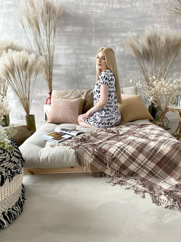 Koszula Nocna 645 Amazing Forex - biały- granatowy