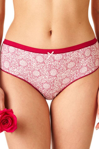 Figi damskie LPC 755 2-pak Key granatowy czerwony