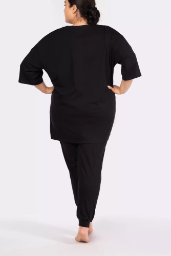 Piżama damska Homie shortsleeve Mona black