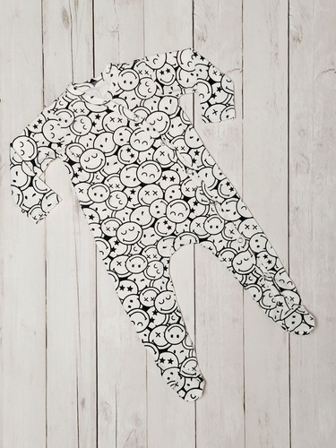 Pajacyk niemowlęcy Emotki Bambarillo - fiolet