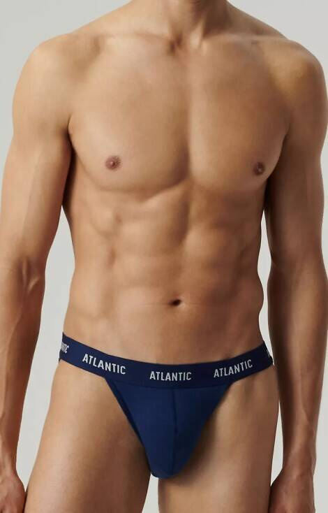 Slipy męskie 3MP-1576 A'3 Atlantic- granatowy-niebieski-khaki