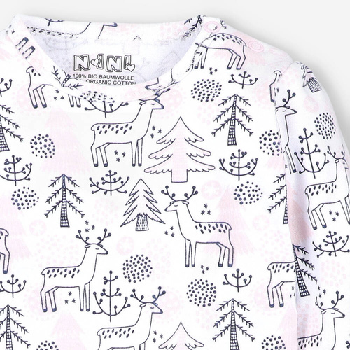 Body z bawełny organicznej Jelonki Nini druk