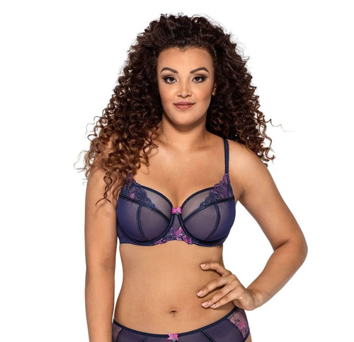 Figi damskie Brazyliany 2000/B  Ava - granatowy