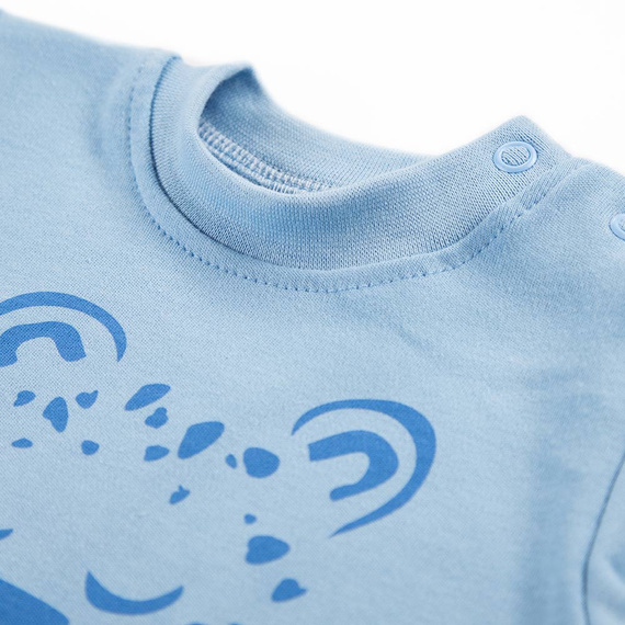 Bluzka z nadrukiem Nature Ewa Klucze- niebieski