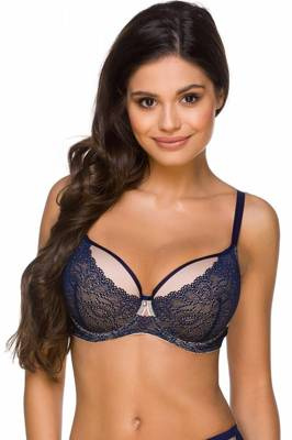 Biustonosz push-up 2228 Lupoline - granat