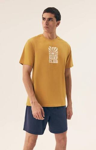 Piżama Męska 42600 Sun  Henderson - żółta