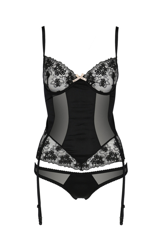Gorset damski Ginger Corset Casmir czarny
