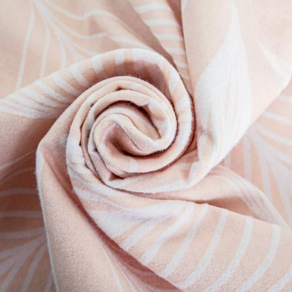 Pościel flanelowa geometria 31506/1 Darymex różowy