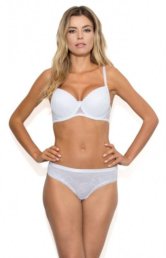 Biustonosz push-up Tatiana Nipplex- biały