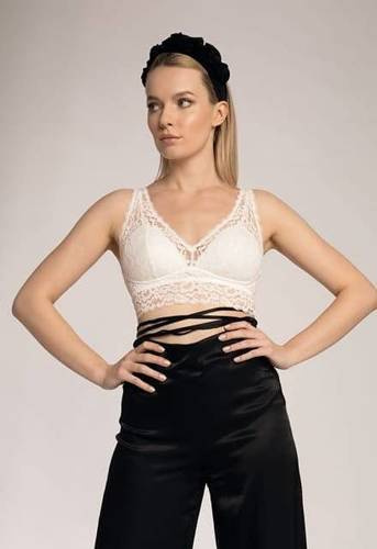 Biustonosz soft Kaja Nipplex- milk