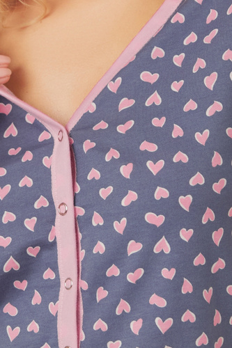 Koszula do karmienia z krótkim rękawem Tiana Italian Fashion - druk