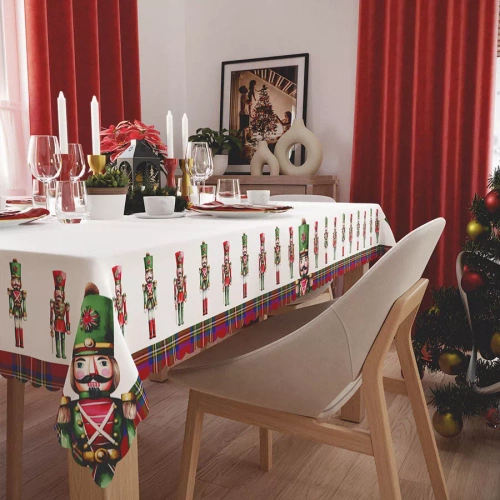 Obrus świąteczny Dziadki do orzechów Markizeta  
