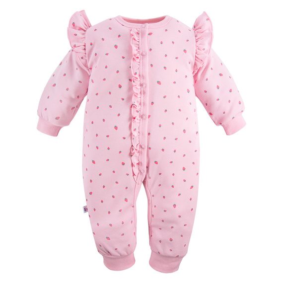 Pajac bez stópek Strawberry & Love Eevi- różowy