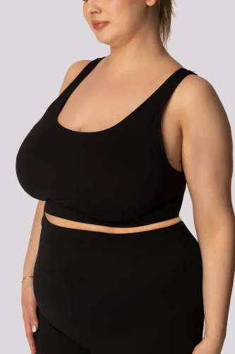 Top biustonosz base sportowy Mona czarny