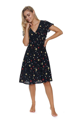 Koszula Nocna 5136 Doctor Nap - folk flowers