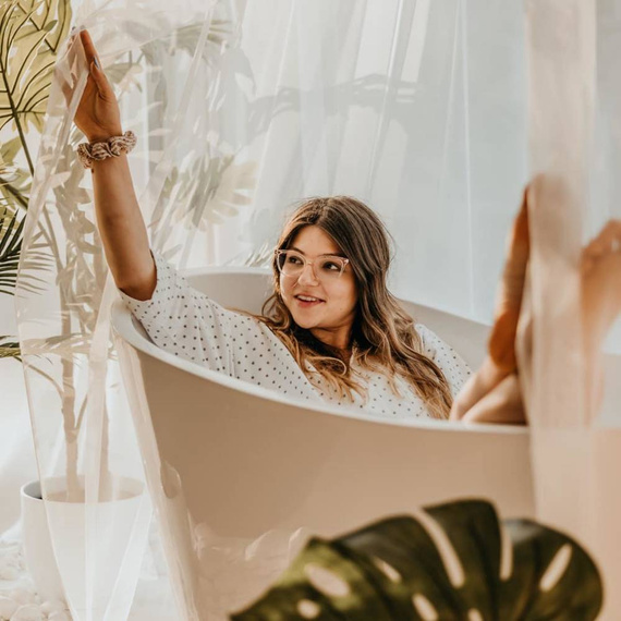 Szlafrok damski 605 Perla Forex - ecru