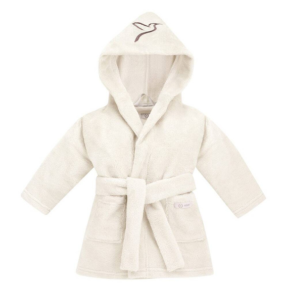 Dziecięcy szlafrok bawełniano-bambusowy Yosoy - oliwkowy