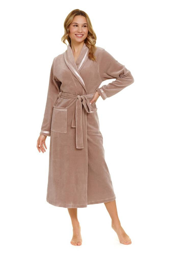 SWO.1078 Szlafrok damski Doctor Nap - beige