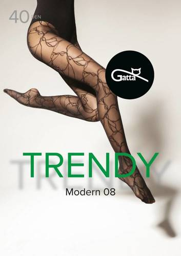 Modern wz 08 Rajstopy 40 den Gatta nero