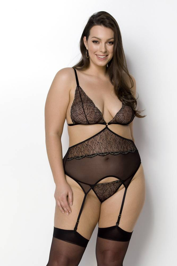 Gorset damski Amberly Corset Passion czarny