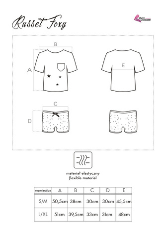 Komplet dwuczęściowy Russet Foxy 0204 LivCo Corsetti Fashion