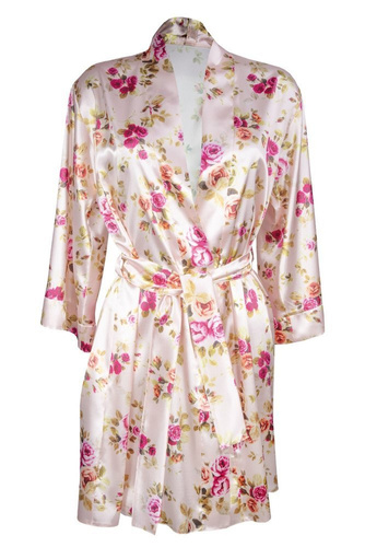 Podomka damska Flowers  DKaren DK-P- ecru 004