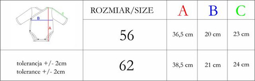 Body kopertowe z długim rękawem 210100 Teddy Nicol 