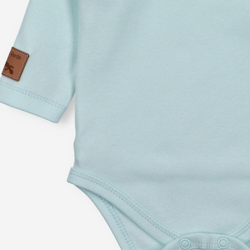 Body rozpinane gładkie Lagarto Verde - niebieski