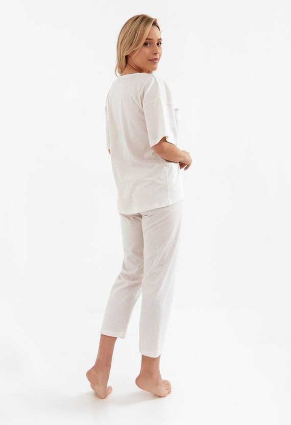 Piżama damska 233 Cana -beżowy