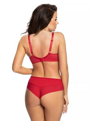 Gorsenia Figi damskie Brazyliany K 616 Memphis  czerwony