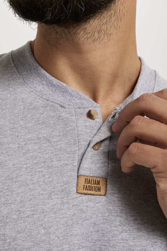 Komplet dresowy długi rękaw, długie spodnie Lider Italian Fashion - melanż