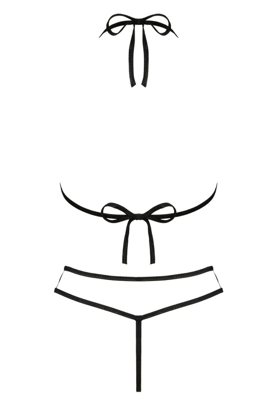 Komplet damski Jimena Black LivCo Corsetti Fashion