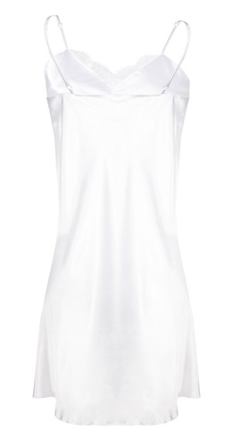 Doris Halka satynowa koszulka damska DKaren - biała 