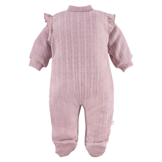 Pajac niemowlęcy swetr Hearts & Bears Eevi - różowy