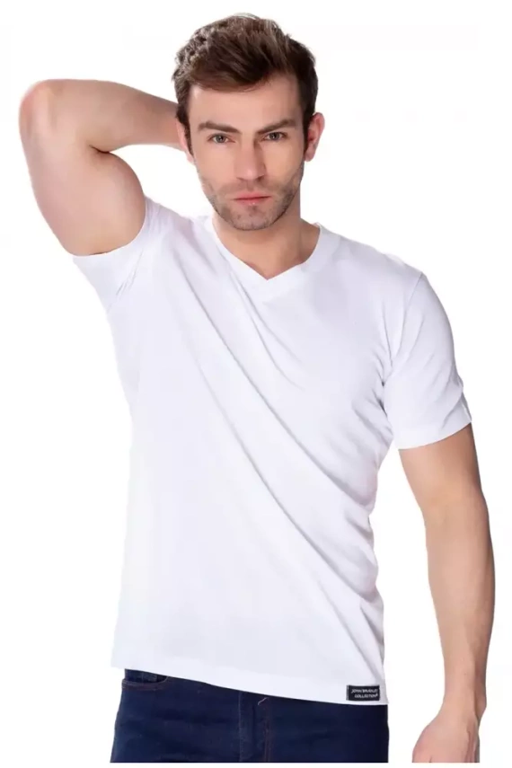 Koszulka 6087 Caro James Bradley biały