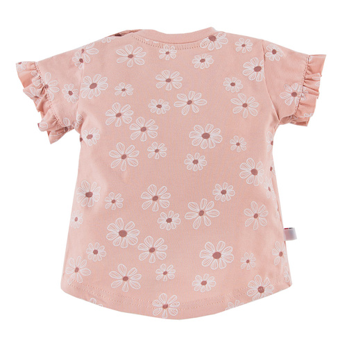 T-shirt dla dziewczynki Daisy Eevi - jasny róż