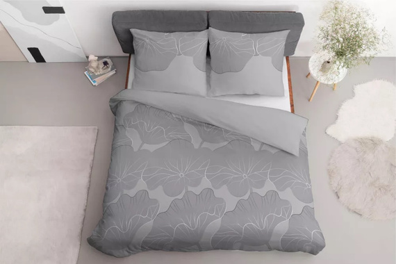 Pościel bawełniana 4966B kwiaty Detexpol