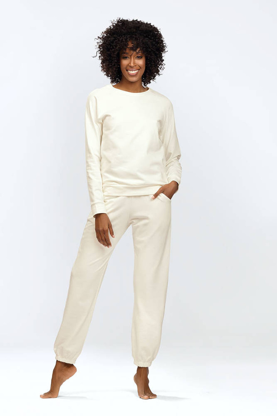 Komplet dresowy Wenezja Dkaren - ecru