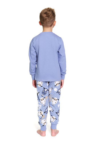 Doctor Nap 7348 – piżama dziecięca bawełniana, unisex, wzór owce