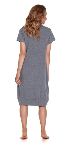 TM.4348 Koszula Nocna ciążowa i do karmienia Doctor Nap - dark grey