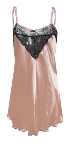 Koszulka satynowa damska DKaren - ecru jasny