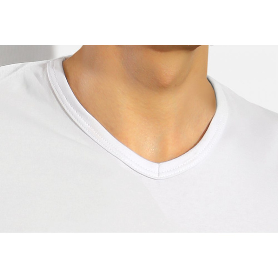 Viper Klasyczny T-shirt męski bawełniany Sesto Senso- biały