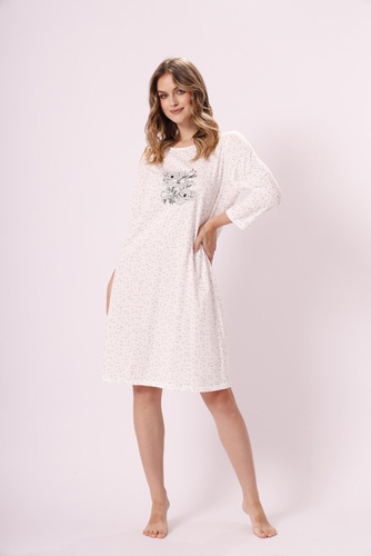 Koszula damska 1370 Huberta Leveza biały