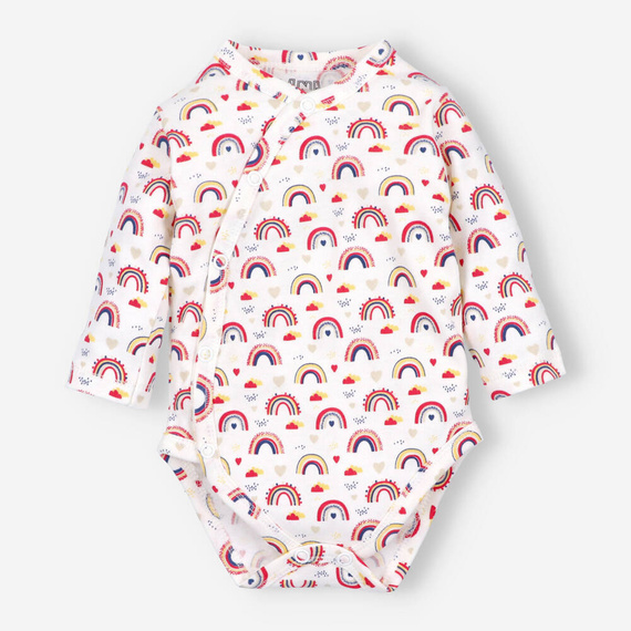 Komplet niemowlęcy z bawełny organicznej Tęcza Nini