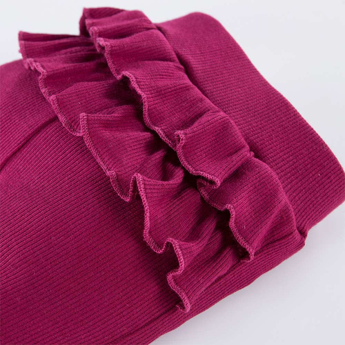 Legginsy bawełniane Bloom Eevi - bordo