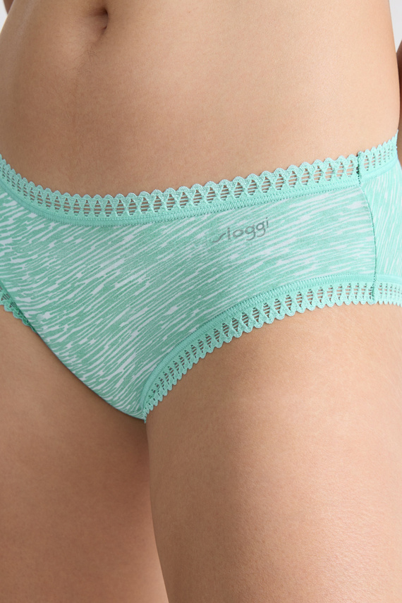 Figi Damskie GO Crush String C3P 3-pak Sloggi - turkusowe