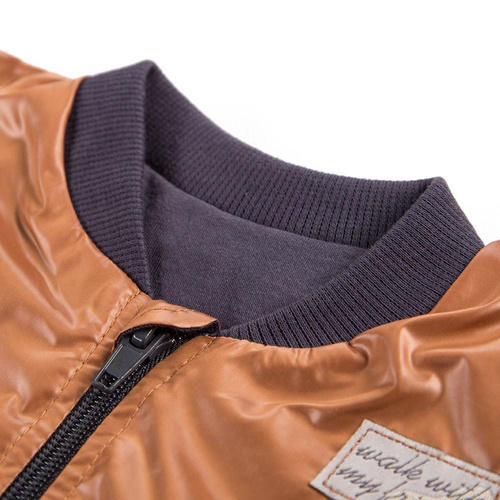 Kurtka bomberka na zamek Lazy Days Ewa Klucze - niebieski