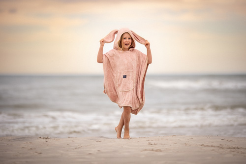 Narzuta kąpielowa ręcznik bambusowy Sepia Rose Makaszka